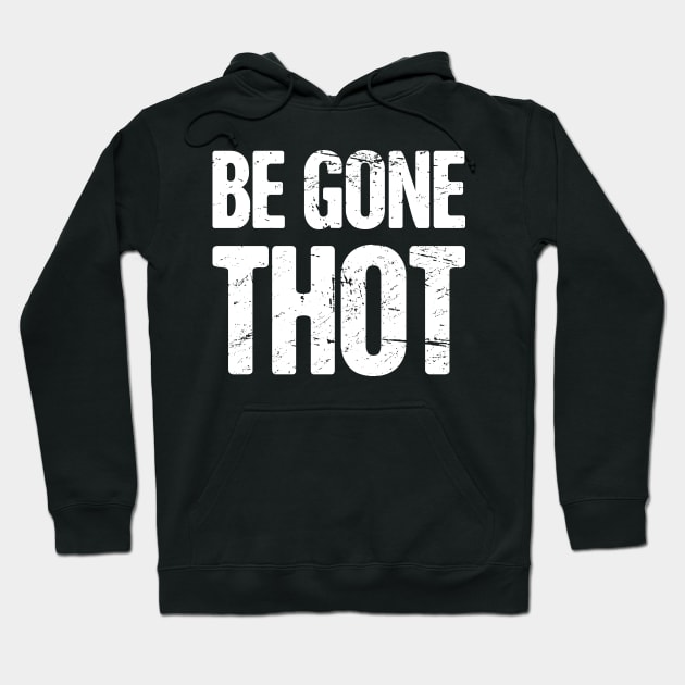 Thot - Funny Fedora Neckbeard Hoodie by Wizardmode